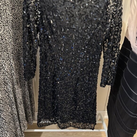 Pisarro Nights Black Sequin Dress - Picture 4 of 10